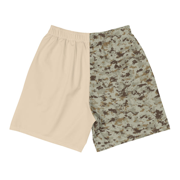 Champagne X Camo Athletic Shorts