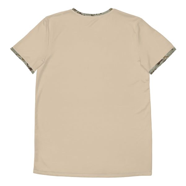 Champagne X Camo Men's Athletic Crew neck T-shirt