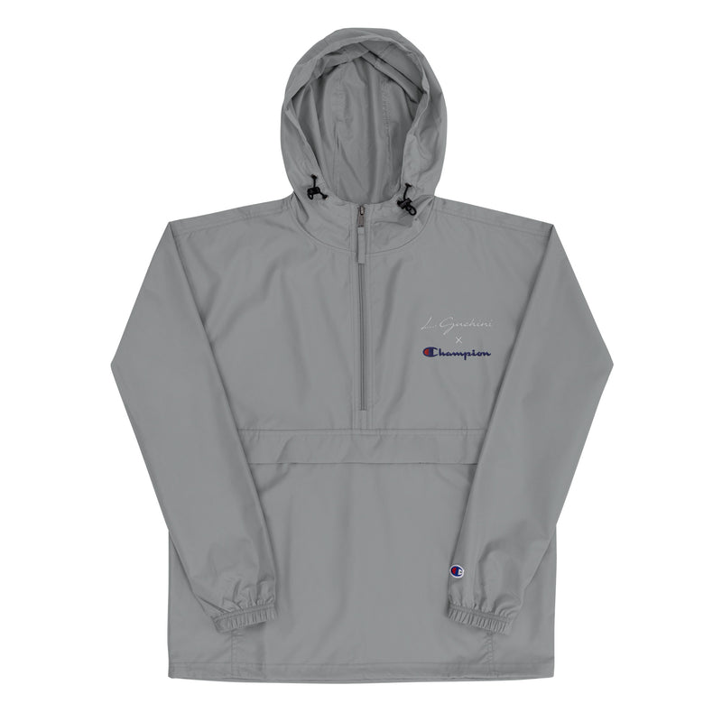 Leuchio Guchini X Champion Unisex Windbreaker Packable Jacket