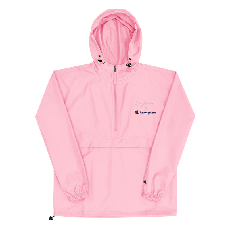 Leuchio Guchini X Champion Unisex Windbreaker Packable Jacket