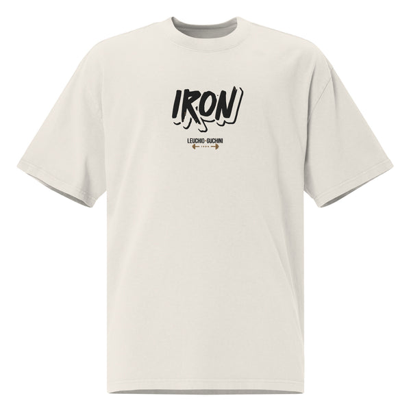 IRON OVERSIZE faded t-shirt Stone