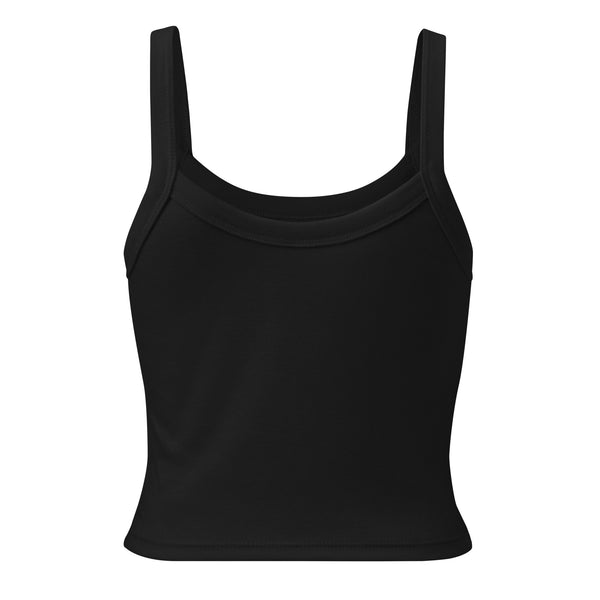 GYM VOGUE Micro-rib Tank Black