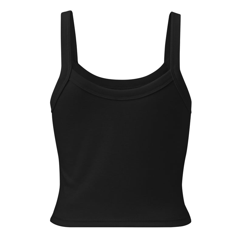 GYM VOGUE Micro-rib Tank Black