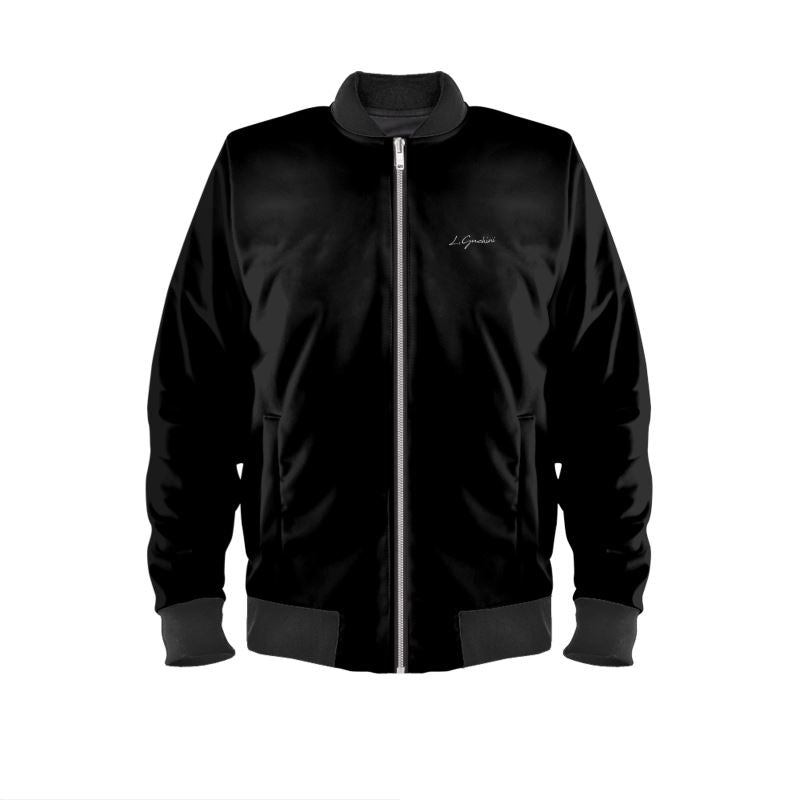 Mens Signature Luxe Soft Shell Bomber - Black