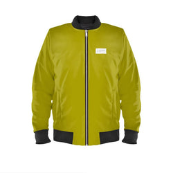 Mens Signature Luxe Satin Bomber - Olive